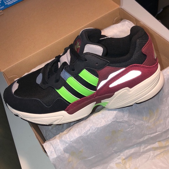adidas yung burgundy